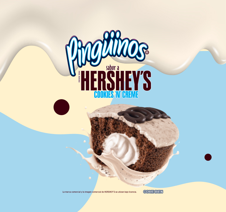 pingüinos cookies & cream